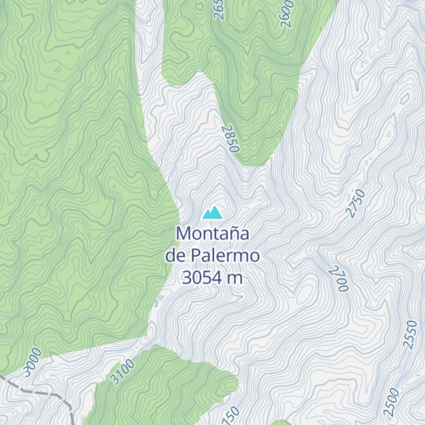 Map of Montaña de Palermo