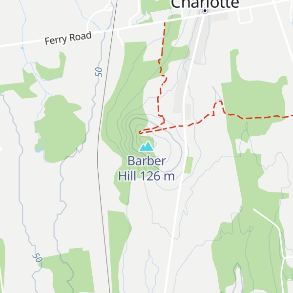 Map of Barber Hill