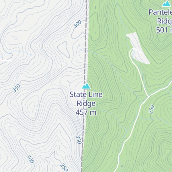 Map of State Line Ridge