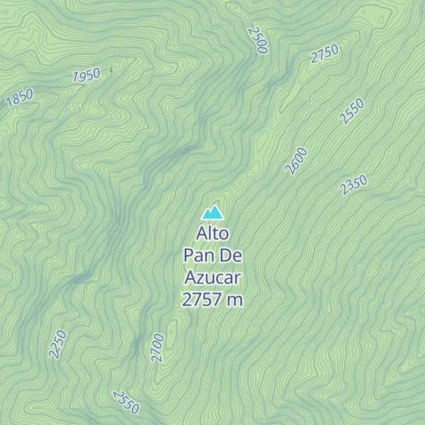Map of Alto Pan De Azucar