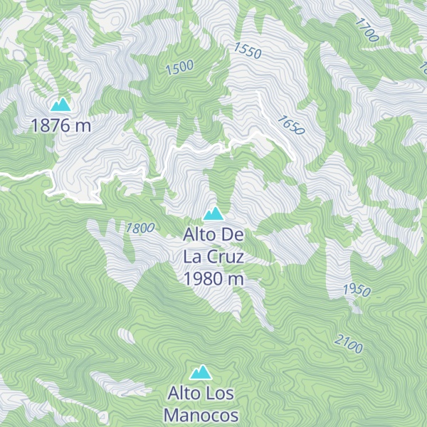 Map of Alto De La Cruz