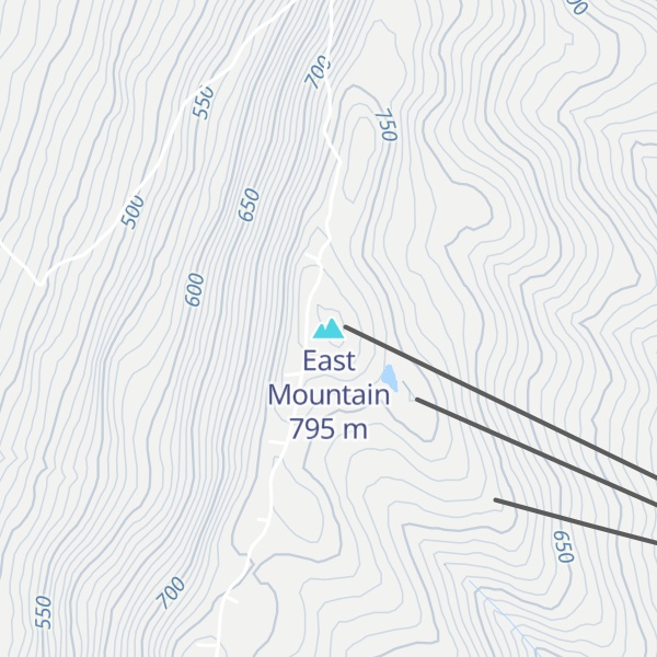 Map of East Mountain