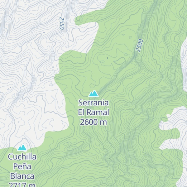 Map of Serrania El Ramal