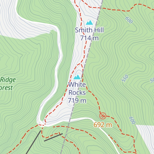 Map of White Rocks