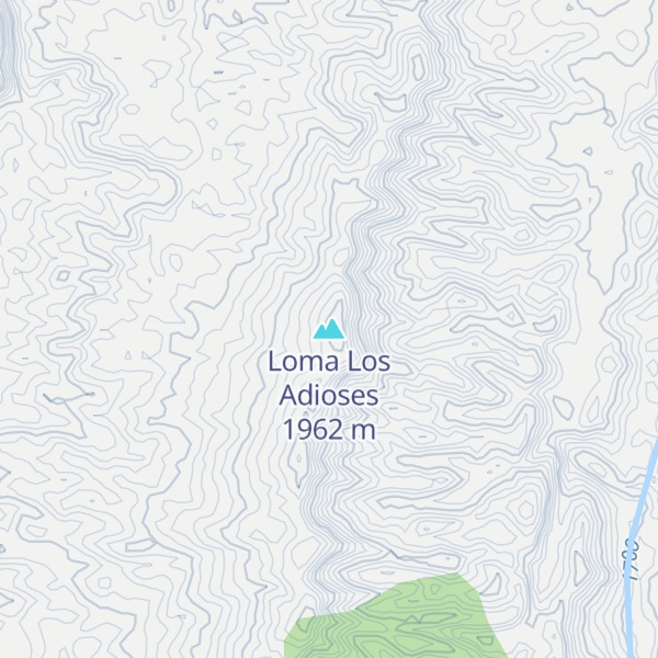 Map of Loma Los Adioses