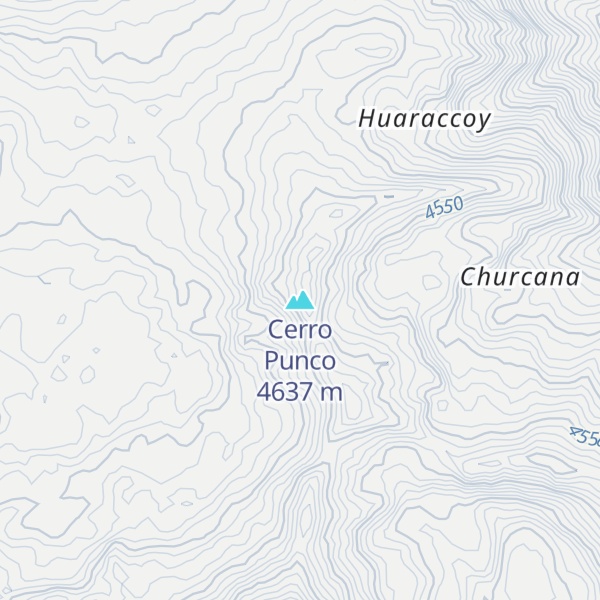 Map of Cerro Punco
