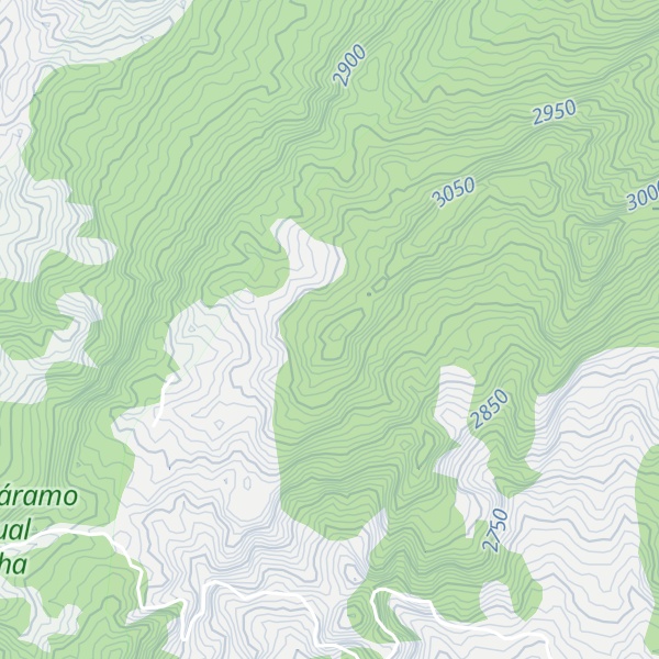 Map of Cuchilla Mesetas