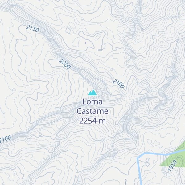 Map of Loma Castame
