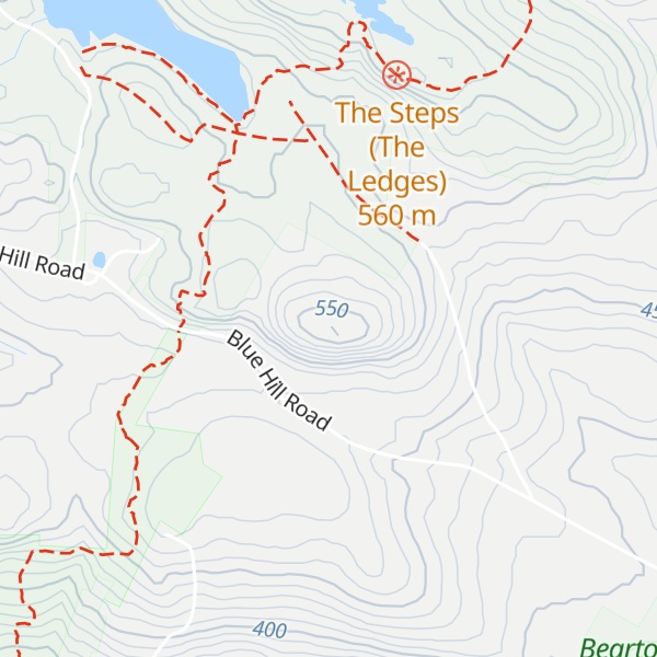 Map of Livermore Peak