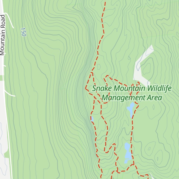 Map of Snake Mountain