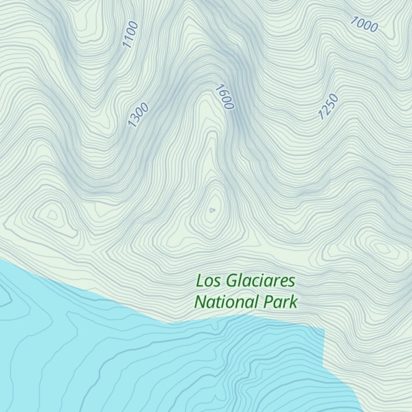 Map of Cerro Fisura