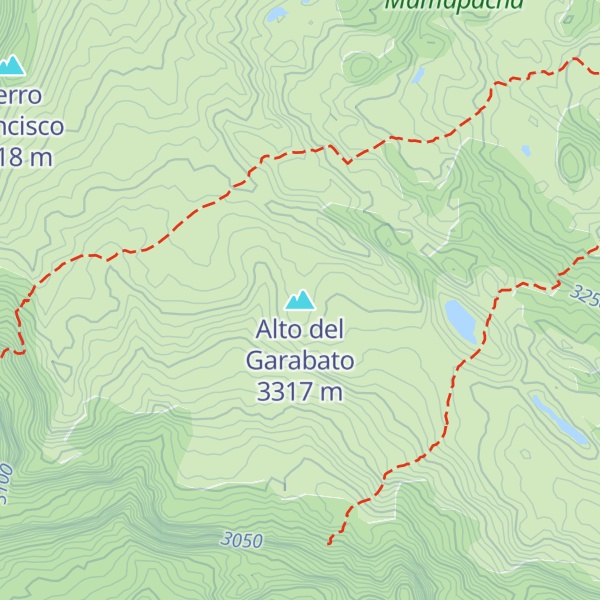 Map of Alto del Garabato