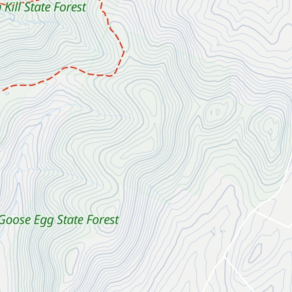 Map of Goose Egg Ridge
