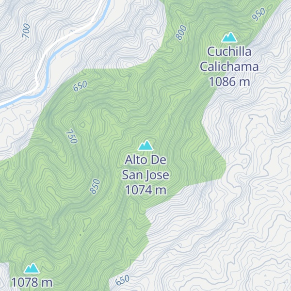 Map of Alto De San Jose
