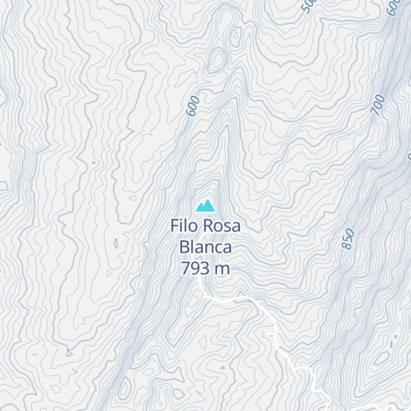 Map of Filo Rosa Blanca