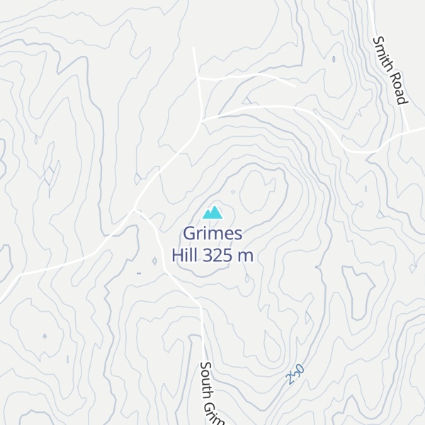 Map of Grimes Hill