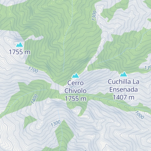 Map of Cerro Chivolo