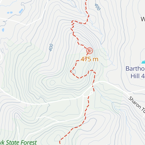 Map of Red Mountain