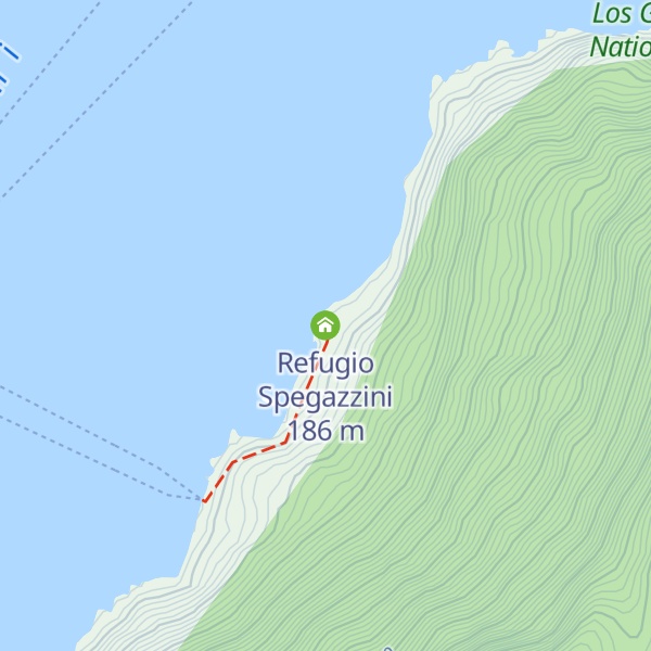 Map of Refugio Spegazzini