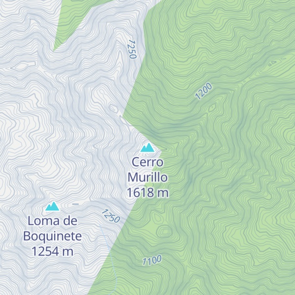 Map of Cerro Murillo