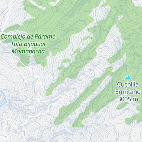 Map of Cuchilla Los Colorados
