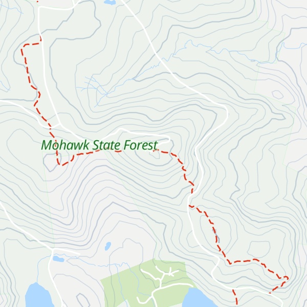 Map of Mohawk Mountain