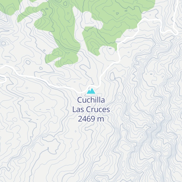 Map of Cuchilla Las Cruces