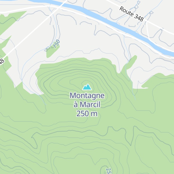 Map of Montagne à Marcil