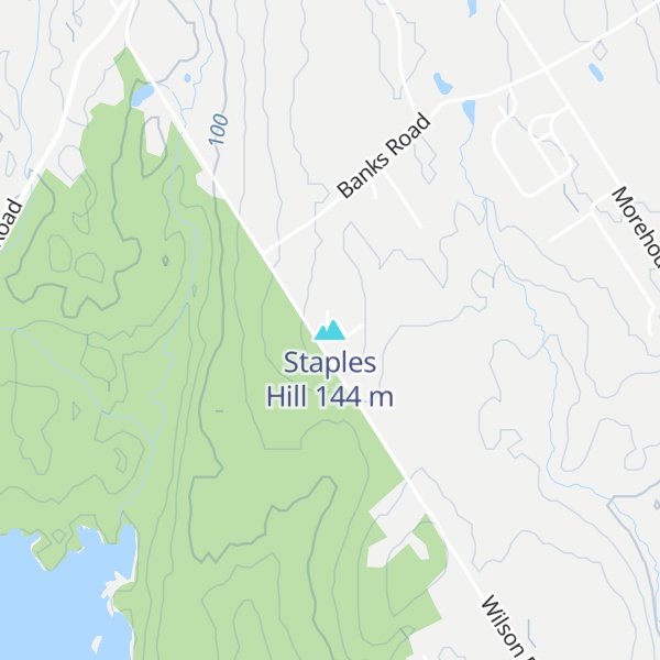 Map of Staples Hill