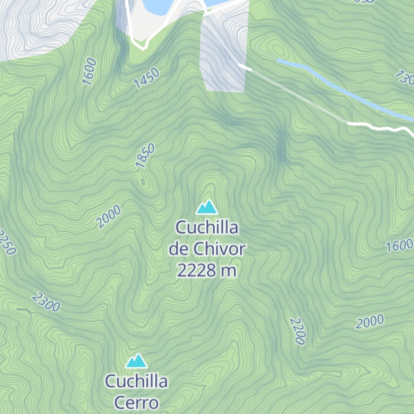 Map of Cuchilla de Chivor