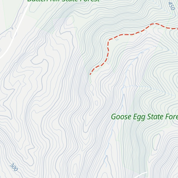 Map of Peaked Rock