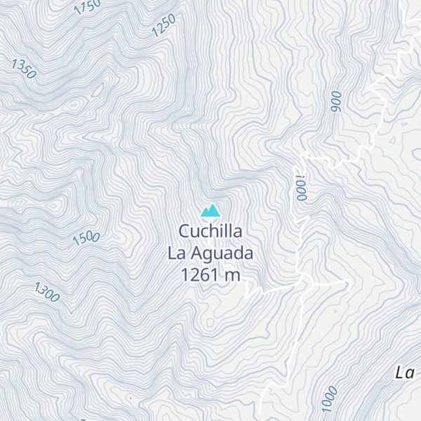 Map of Cuchilla La Aguada
