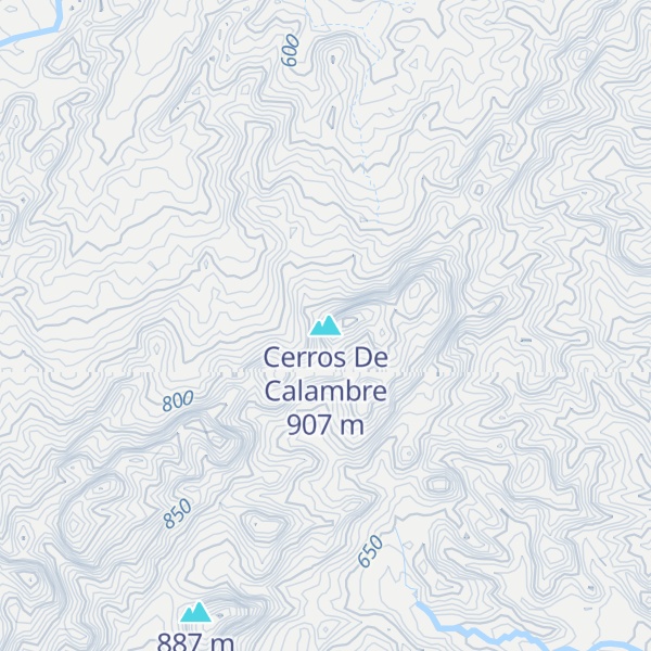 Map of Cerros De Calambre