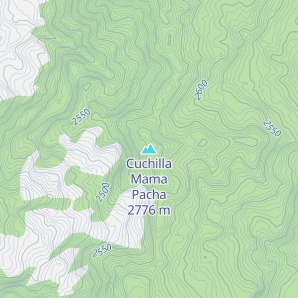 Map of Cuchilla Mama Pacha