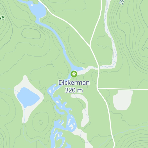 Map of Dickerman