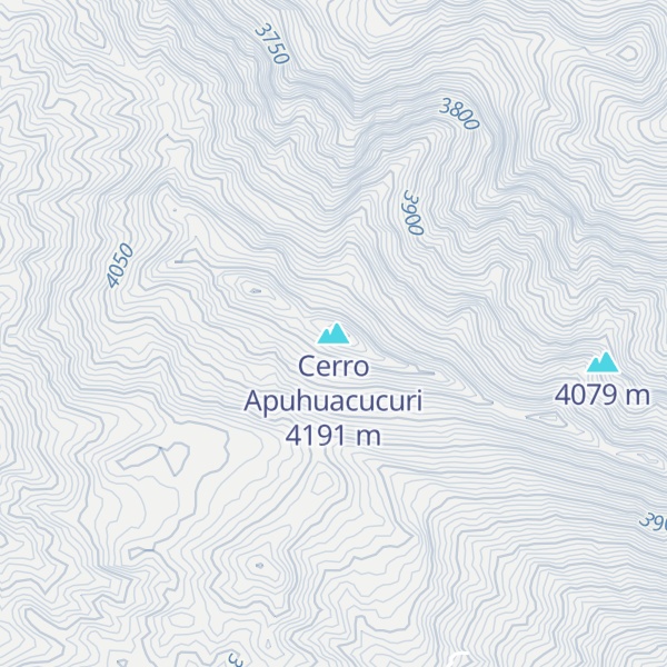 Map of Cerro Apuhuacucuri