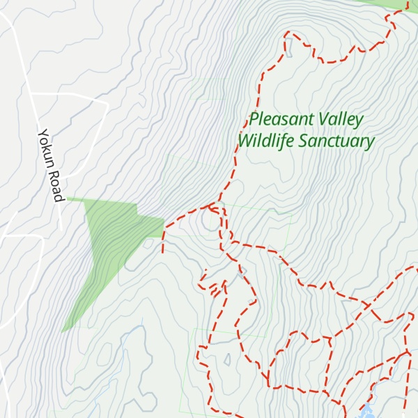 Map of Lenox Mountain