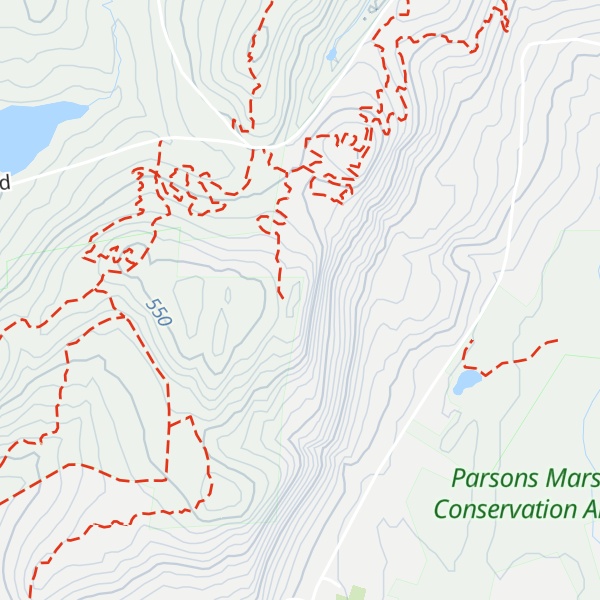 Map of Kennedy Cliffs