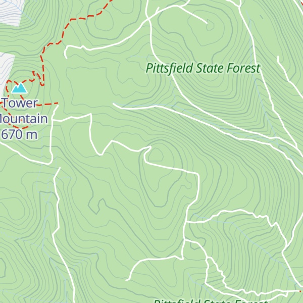 Map of Pine Mountain