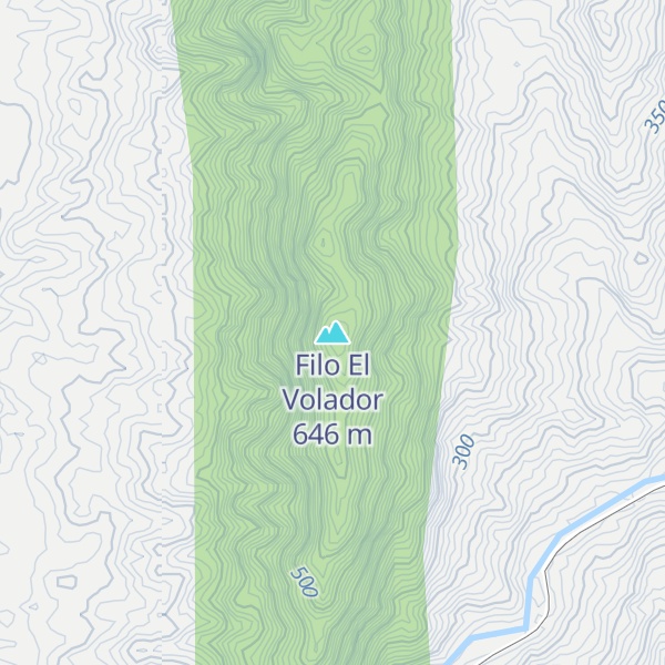 Map of Filo El Volador