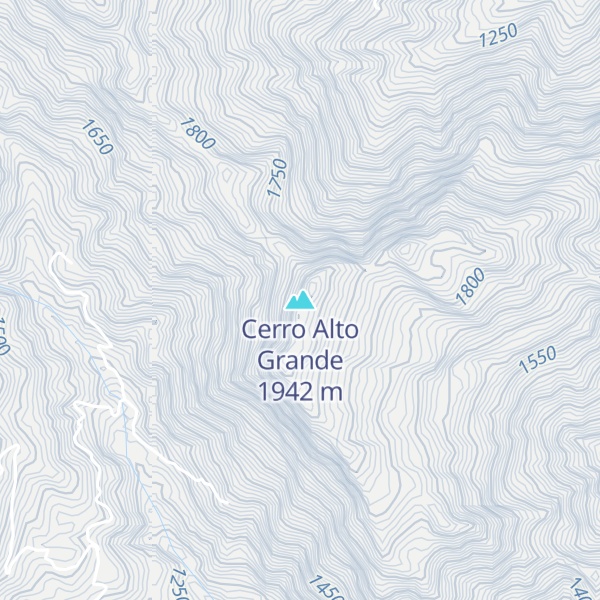 Map of Cerro Alto Grande