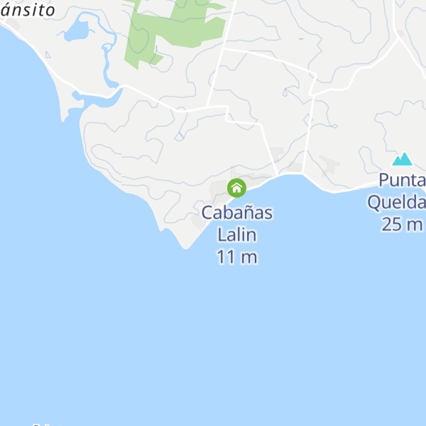 Map of Cabañas Meulin