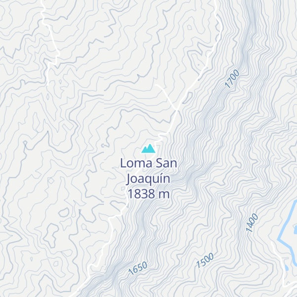 Map of Loma San Joaquín