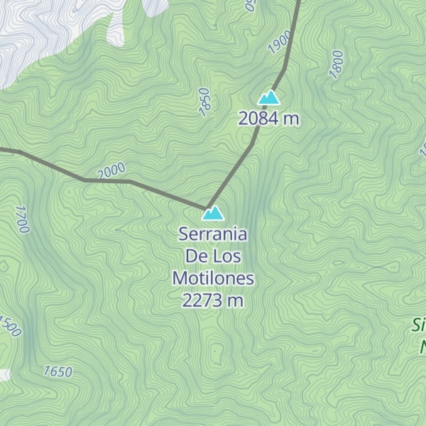 Map of Serrania De Los Motilones