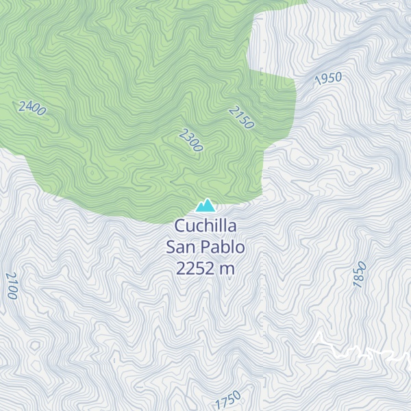 Map of Cuchilla San Pablo