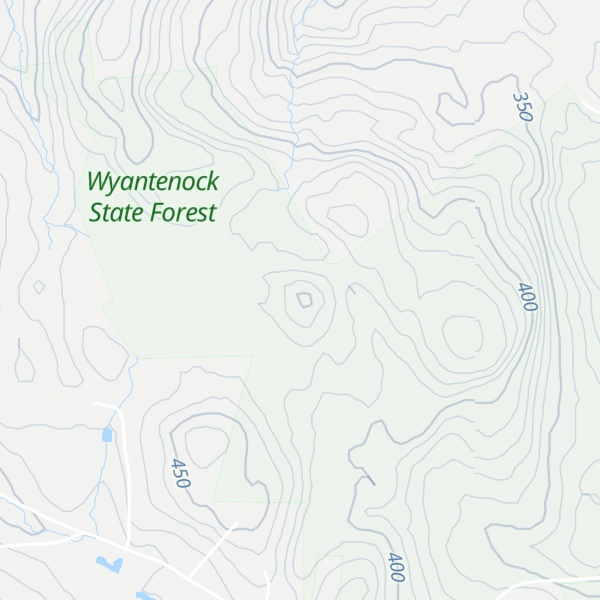 Map of Peck Mountain