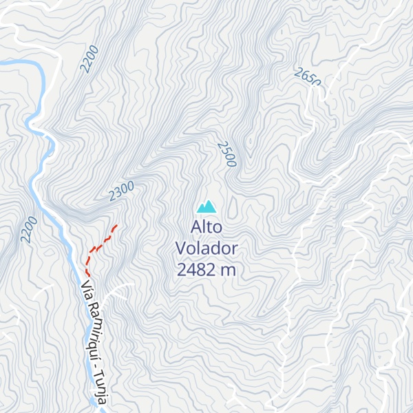 Map of Alto Volador