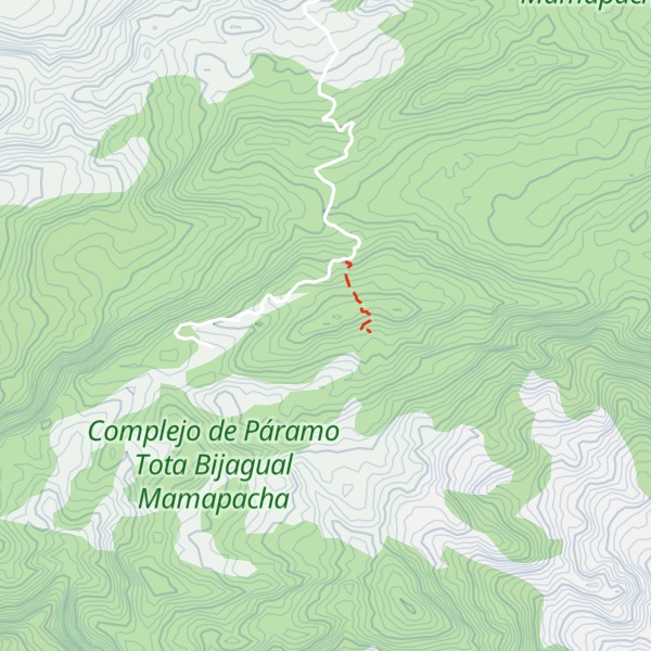 Map of Cuchilla Loma Azul