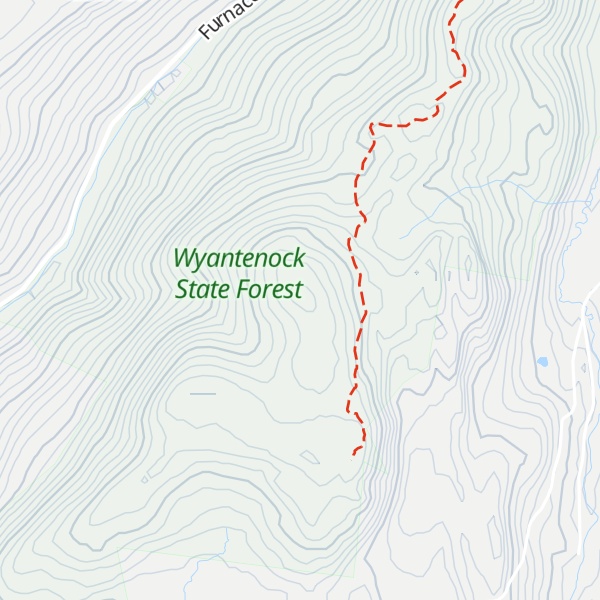Map of Coltsfoot Mountain