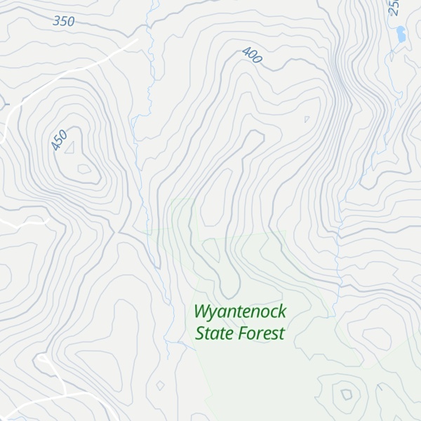 Map of Woodbury Mountain